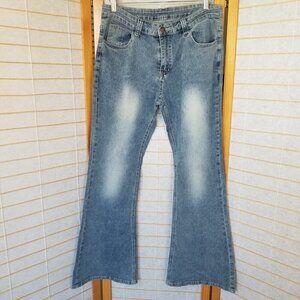 NEW LD Nine Flared Leg Jeans Size 12 32W 31L NWT
